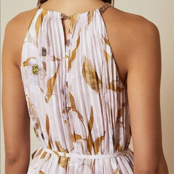 Ted Baker DIXXIECabana pleated maxi dress